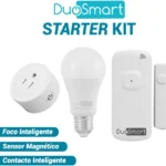 Kit De Inicio De Duosmart Starter Kit, 1 Foco Inteligente S10, 1 Contacto De Sobreponer B30 Y 1 Sensor Magnetico D10