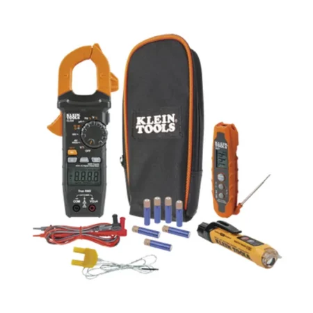 Kit De Prueba Electrica Hvac Para Aire Acondicionado Klein Tools Cl320Kit Medicion De Voltaje Ca/Cc/Resistencia/Frecuencia/Capacitancia/Diodos/Temperatura/Ciclo/Micro Amperios Cc