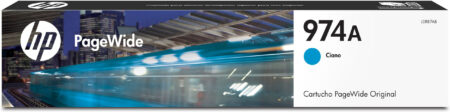 Cartucho De Tinta HP 974A Cian, 3000 Paginas, L0R87Al