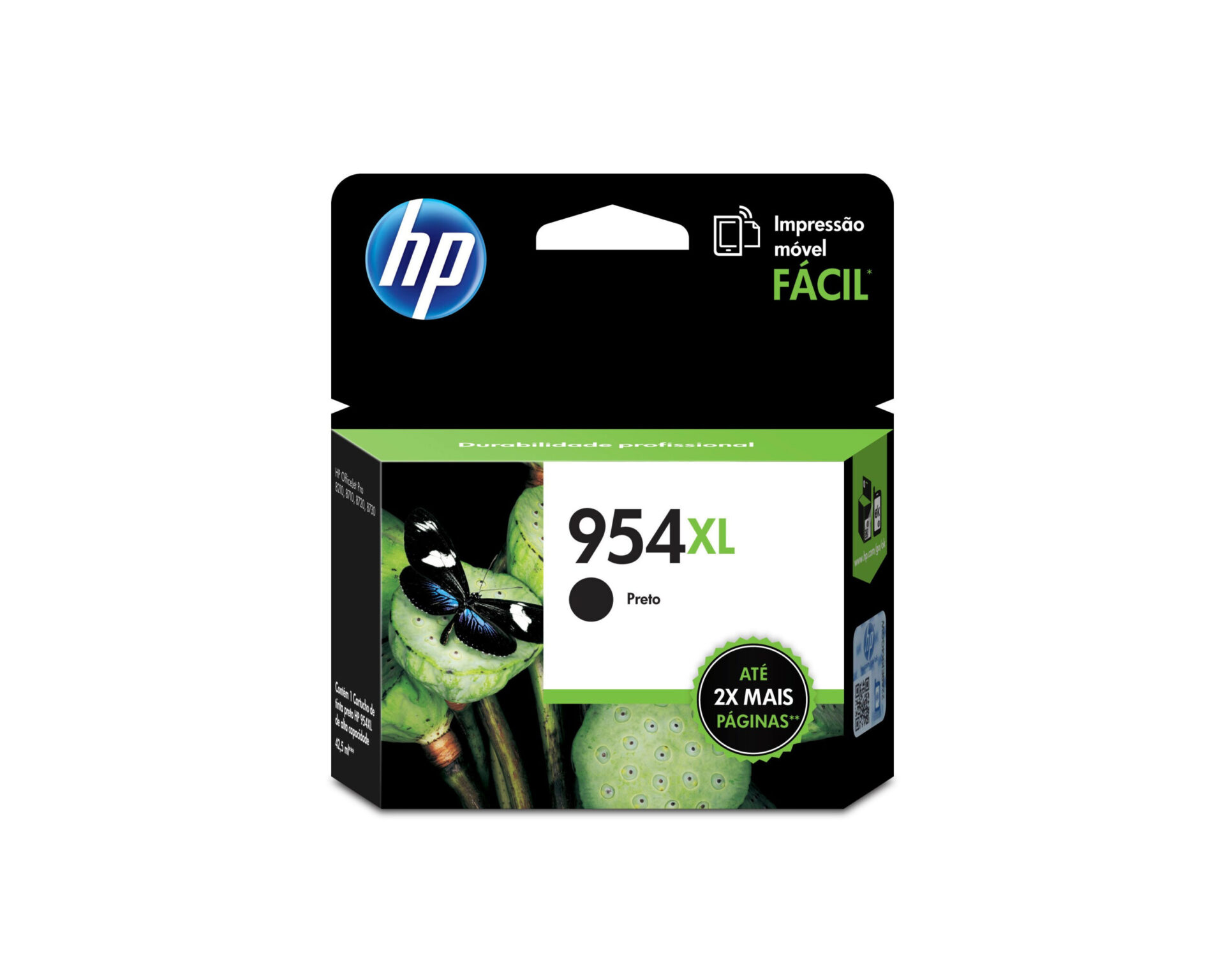 Cartucho De Tinta Hp 954xl Negro Alto Rendimiento L0s71al