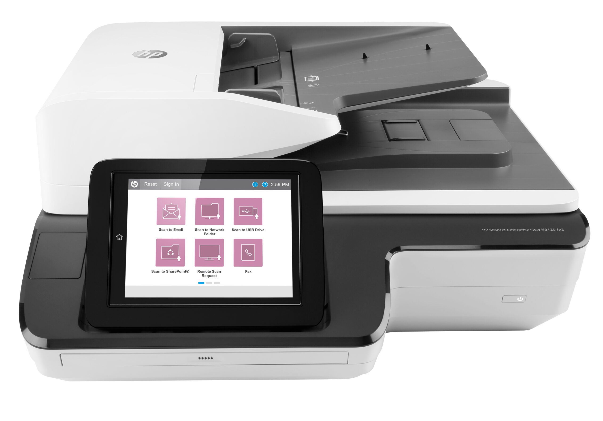 Scanner Hp Scanjet Enterprise Flow N9120-fn2, Resolucion 600x600/120ppm/cama Plana/adf, L2763a#bgj