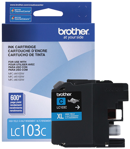 Cartucho De Tinta Brother Lc103C – Cyan