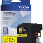 Cartucho De Tinta Brother Lc103Y - Amarillo