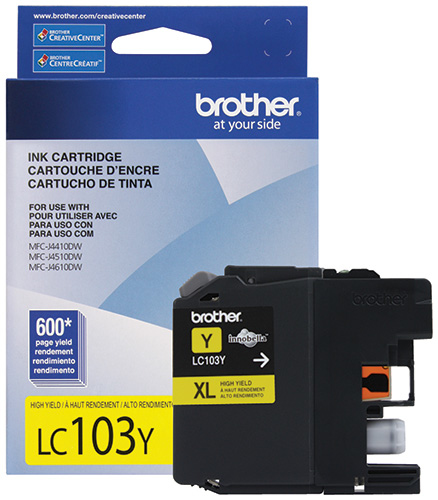 Cartucho De Tinta Brother Lc103Y – Amarillo