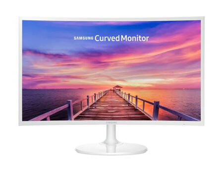 Monitor 27″ Samsung Lc27F391Fhnxza Cf391, LED/Full HD/Gamer/Curvo/Freesync/60Hz/HDMI/VGA/Color Blanco