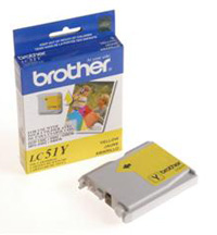 Cartucho De Tinta Brother Lc51Y Color Amarillo