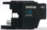 Cartucho De Tinta Brother Lc71C Color Cyan