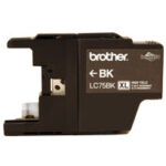 Cartucho De Tinta Brother Lc75Bk Color Negro