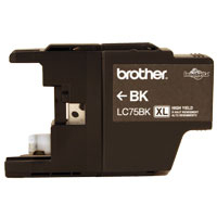 Cartucho De Tinta Brother Lc75Bk Color Negro