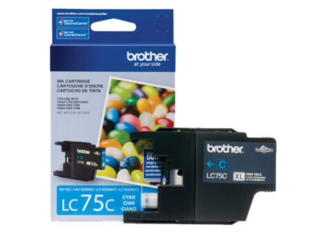 Cartucho De Tinta Brother Lc75C Color Cian