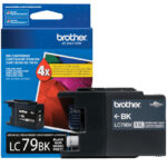 Cartucho De Tinta Brother Lc79Bk Color Negro 2,400 Hojas