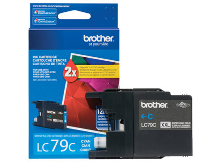 CARTUCHO DE TINTA BROTHER LC79C COLOR CYAN 1,200 HOJAS