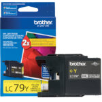 Cartucho De Tinta Brother Lc79Y Color Amarillo 1,200 Hojas
