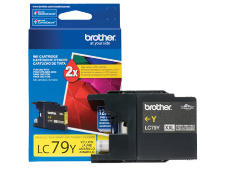 Cartucho De Tinta Brother Lc79Y Color Amarillo 1,200 Hojas