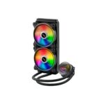 Enfriamiento Liquido Xpg Levantex240-Bkcww Argb, 2X 120Mm, 600-2000Rpm, Negro