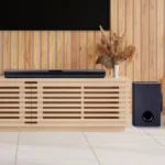 Barra De Sonido 2.1 Canales Subwoofer Sound Bar, LG Sqc1, Bluetooth, Inalambrico, 160W Rms, Color Negro