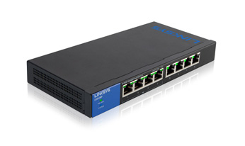 Switch Linksys Lgs108P C/8 Puertos Gigabit, 4Xpoe 30Watts