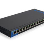 SWITCH LINKSYS LGS116 16 PUERTOS GIGABIT 10/100/1000M METALICO NO ADMINISTRABLE