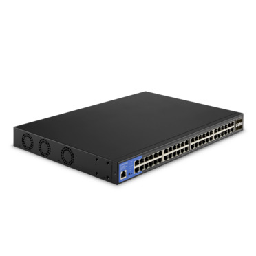 SWITCH LINKSYS LGS352MPC 48 PUERTOS GIGABIT POE+GE ADMINISTRABLE + 4 PTOS 10G SFP+. 740 W