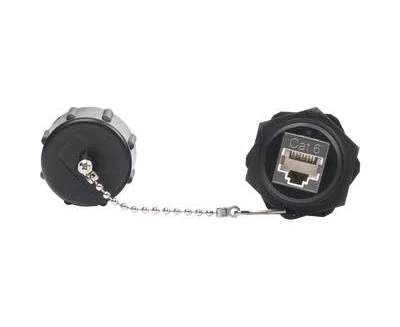 Jack Industrial RJ45 Linkedpro Lp-C6Wp-Jk Categoria 6 Blindado, IP67 (Waterproof)