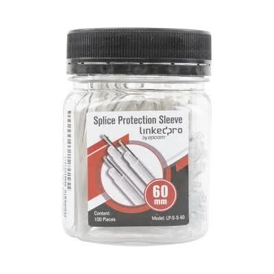 100 Piezas De Mangas Linkedpro Lp-S-S-60 Para Fusion De Fibra Optica De 60 Mm