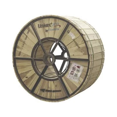 Carrete De 4 Km De Fibra Optica Aerea Linkedpro G.652D/Monomodo De 12 Hilos/Exterior/Span 200/Loose Tube/Oc-Adss-12C-S200/4Km