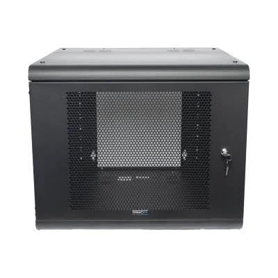 Gabinete De Pared Con Puerta Perforada Linkedpro 635Mm De Profundidad/9U Rack De 19”/Acero Reforzado Sr-1909-Gn2P