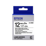 Cinta Lk-4Wbw Epson - Para Equipo Lw300/Lw400 /Lw-600 12 Mm (1/2") Blanco/Negro