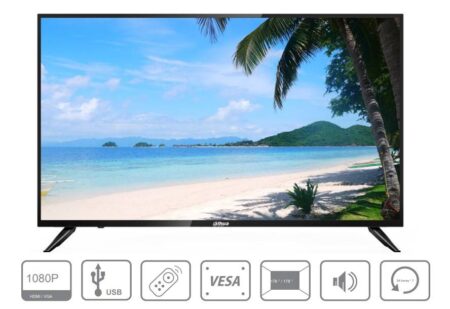Pantalla Profesional 43 Pulgadas FHD – Ideal Para Sistemas Cctv Para Operar 24/7, VGA/HDMI, Altavoces Integrados, Brillo 330 Cd/M²