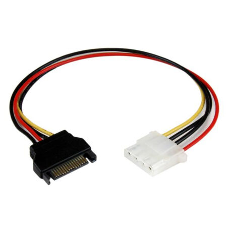 CABLE 30CM ADAPTADOR MOLEX LP4 A SATA ALIMENTACION CORRIENTE   .