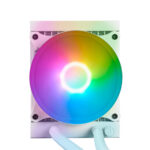 Enfriamiento Liquido Game Factor Lqg501-Wh 1X120Mm Rgb, Tdp 150W, 70 Cfm, Blanco