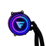 Enfriamiento Liquido Gamefactor Lqg501, Rgb 120Mm,150W Tdp,120Mm 70 Cfm, Mult Socket/1700/Am5, Negro