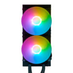 Enfriamiento Liquido. Gamer Factor Lqg601. 240Mm - Rgb, Tdp 250W, 2 Fan 120Mm 70 Cfm, Negro.