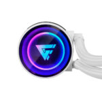Sistema De Enfriamiento Liquido Game Factor Lqg601-Wh/Blanco/Rgb/2550Rpm/2X120Mm