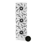 Sistema De Enfriamiento Game Factor Lqg700-Wh,Blanco,Rgb,Vent 3X120Mm