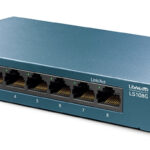 Switch De 8 Puertos Gigabit Tp-Link Ls108G Para Escritorio Plug And Play Con Carcasa De Acero