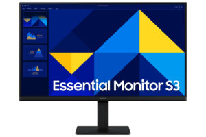 MONITOR 24" SAMSUNG ESSENTIAL S3 LS24D300GALXZX LED/PLANO/IPS/FULL HD/HDMI/COLOR NEGRO