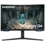 Monitor Samsung 27 Pulgadas - Odyssey G6, QHD, 2560 X 1440, Gamer, Curvatura 1000R, Smart, 240Hz, 1Ms, Ls27Bg650Elxzx