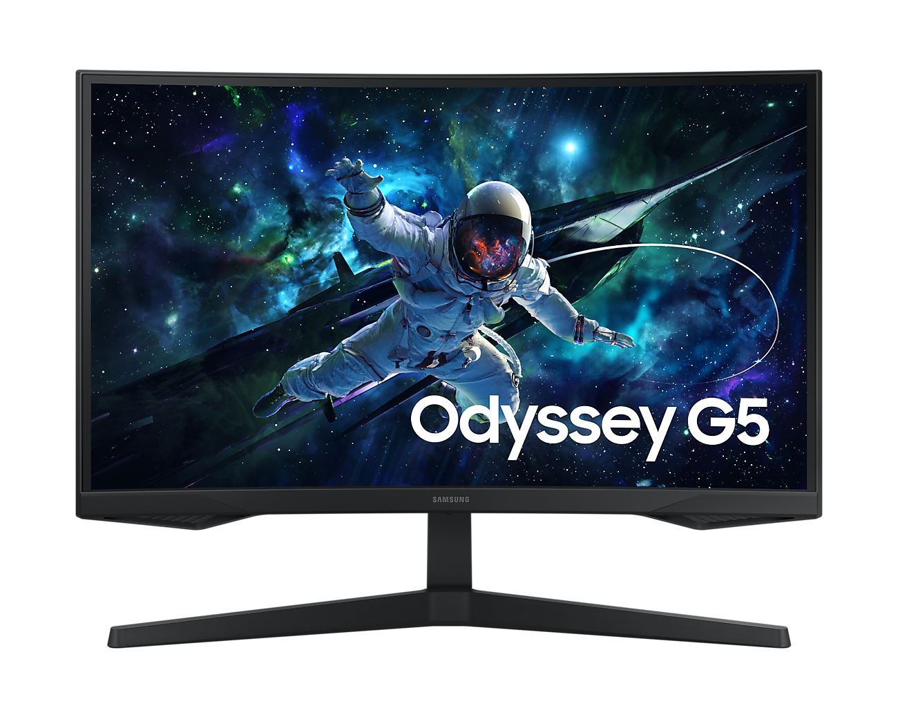 Monitor 27" Samsung Odyssey G5 Led/pantalla Curva/panel Va/hdmi/dp/color Negro/ Ls27cg552elxzx,