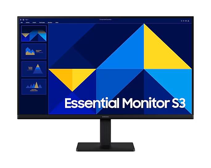 Monitor 27" Samsung Ls27d300galxzx Essential/led/full Hd/ips/g-sync/freesync/100hz/hdmi/color Negro