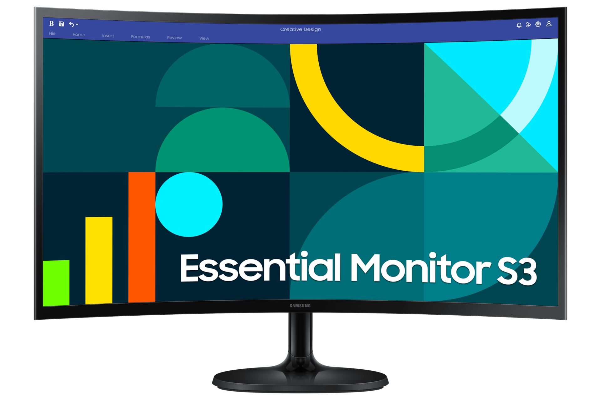 Monitor 27" Samsung Ls27d360galxzx Essential Full Hd/curvo/va/hdmi/vga/4ms/75hz/amd Freesync