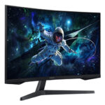 Monitor 32" Samsung Ls32Cg552Elxzx Odyssey G5 G55C/LED/Curvo/Quad HD/Freesync/165Hz/HDMI/DP/Color Negro