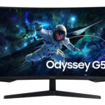 MONITOR 32" SAMSUNG LS32CG552ELXZX ODYSSEY G5 G55C/LED/CURVO/QUAD HD/FREESYNC/165HZ/HDMI/DP/COLOR NEGRO