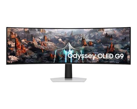 Monitor 49″ Samsung Odyssey G9 G93Sc OLED/Curvo/HDMI/USB/DP/5120X1440/Freesync/240Hz/Gris/Ls49Cg930Slxzx