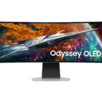 MONITOR 49" SAMSUNG LS49CG950SLXZX ODYSSEY G9 G95SC OLED, LED/CURVO/ULTRA WIDE/FREESYNC/240HZ/HDMI/COLOR PLATA