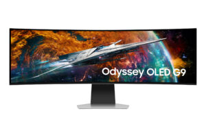 MONITOR 49" SAMSUNG LS49CG950SLXZX ODYSSEY G9 G95SC OLED, LED/CURVO/ULTRA WIDE/FREESYNC/240HZ/HDMI/COLOR PLATA