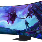 Monitor 55" Samsung Ls55Cg970Nlxzx Odyssey Ark, LED/Curvo/Panel VA/HDMI/D. Port/USB/4K Ultra HD/165Hz/1000R/1Ms/Negro