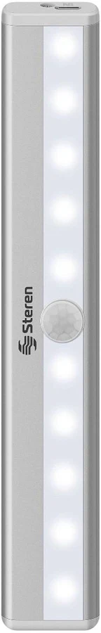 Lampara LED Tipo Barra Steren Lam-062, Recargable Con Sensor Pir Y Sujecion Magnetica