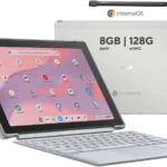 ASUS Chromebook Cm30 Detachable Cm3001Dm2A-­Mt8G128R Mediatek Kompanio 520 26.7 Cm (10.5") Pantalla Táctil Wuxga 8 Gb Lpddr4X-Sdram 128 Gb eMMC Wi-Fi 6 (802.11Ax) Chromeos Plata