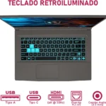 LAPTOP MSI THIN 15 B13VE 15.6″/CI7-13620H/16GB RAM/512 SSD/NVIDIA RTX 4050/WINDOWS 11 HOME/GRIS/INCLUYE BACKPACK/B13VE-2833MX